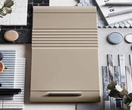 Кухня "Афина" 2 м (анкор светлый/латте/столешница 2000) - Раус - фото в интернет-магазине Арктика