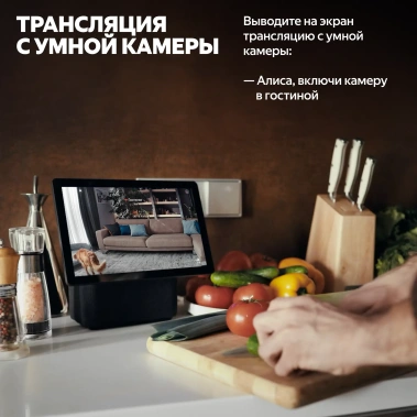 Умная колонка Яндекс Станция Дуо Макс Zigbee YNDX-00055RED Красная - фото в интернет-магазине Арктика