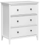 Комод Leset Токе 3 ящ. (Белый) - Импэкс