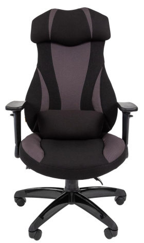 Кресло Chairman game14 (7022218) (черно/серое) - фото в интернет-магазине Арктика