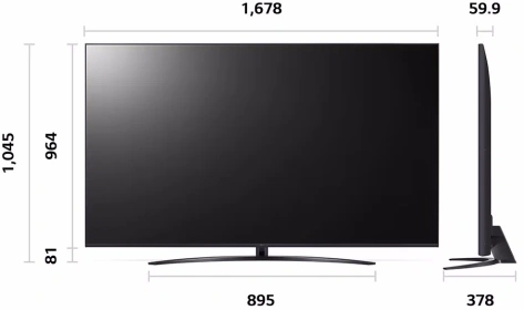 Телевизор LG 75UR81006LJ.ARUB UHD Smart TV - фото в интернет-магазине Арктика