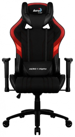 Кресло для геймеров Aerocool AERO 1 Alpha (черно-красное) - фото в интернет-магазине Арктика