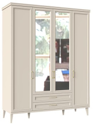 Спальня "Орландо" (ОР-183.06) шкаф для одежды (Ярко-серый) - Ангстрем - каталог товаров магазина Арктика