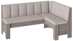 Скамья угловая "Ганновер" (дуб сонома трюфель/рогожка Capri бежевая) - Три Я - каталог товаров магазина Арктика