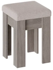 Банкетка "Ганновер" (Дуб Сонома трюфель/Рогожка Capri Бежевая) - Три Я - каталог товаров магазина Арктика