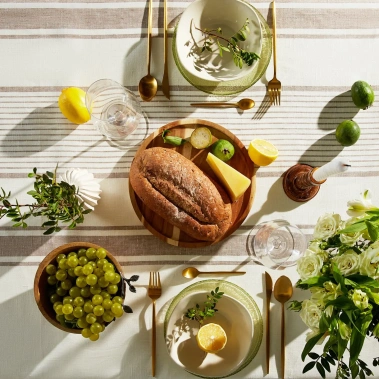 Скатерть Этель  "Rigoroso" 250х140см, лен 100%, 260 гр/м2 10493988 - Сима-ленд - фото в интернет-магазине Арктика