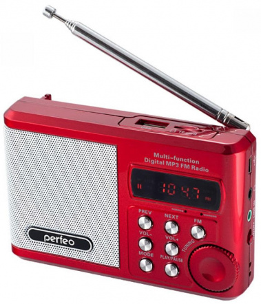 Радиоприемник Perfeo Sound Ranger red (SV922RED)* - фото в интернет-магазине Арктика