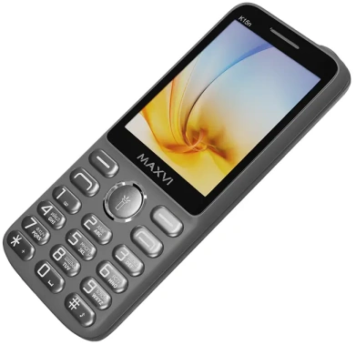 Мобильный телефон Maxvi K15n Grey - фото в интернет-магазине Арктика