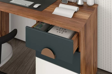 Детская "Тризиль" (дуб барокко/зеленый камень) - Столлайн - фото в интернет-магазине Арктика