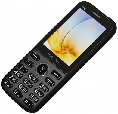 Мобильный телефон Maxvi K18 Black - фото в интернет-магазине Арктика