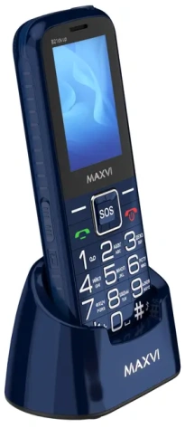 Мобильный телефон Maxvi B21ds up Blue - фото в интернет-магазине Арктика