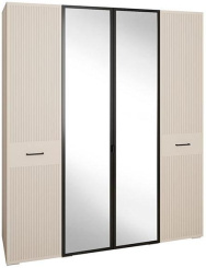 Спальня "Хилтон" (ХТ-183.03) шкаф для одежды 4-х дв (Д2/Кашемир серый) - Ангстрем - каталог товаров магазина Арктика