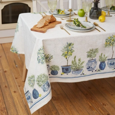 Скатерть "Этель" Olives 149х110см, 100% хл, репс 210 г/м2 10226817 - Сима-ленд - фото в интернет-магазине Арктика