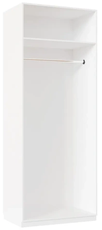 Спальня "Дольче" (ДЛ-200.01) шкаф 2-х дв (Белый премиум) - Ангстрем - фото в интернет-магазине Арктика