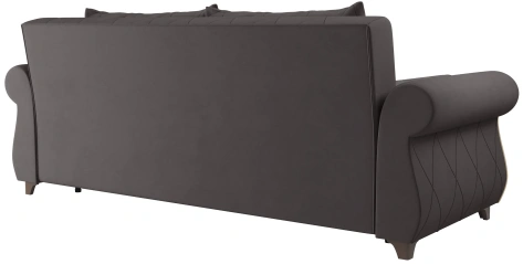 Диван "Порто" Ф (велюр Fresh эспрессо/ велюр Fresh крем) - Олмеко - фото в интернет-магазине Арктика