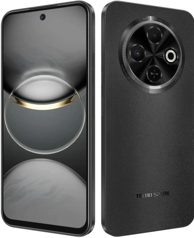 Мобильный телефон Tecno Spark 30C 6+128Gb Black (KL5n) - фото в интернет-магазине Арктика