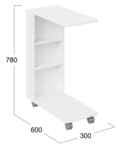 Стол журнальный "Тип 14" (белый ясень) - Три Я - фото в интернет-магазине Арктика