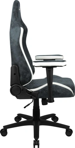 Кресло для геймеров Aerocool Crown AeroSuede Steel Blue (синее) - фото в интернет-магазине Арктика