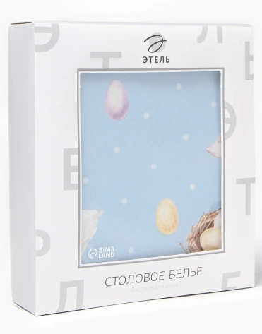 Скатерть "Этель" Пасхальные радости d=148 см, 100% хл, саржа 190 гр/м2 10261476 ПСХ - Сима-ленд - фото в интернет-магазине Арктика