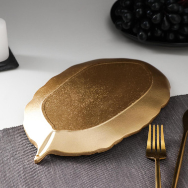 Блюдо "Лист" 7867788 20*18 см - Сима-ленд - фото в интернет-магазине Арктика