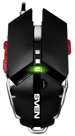 Игровая мышь Sven RX-G985 (черно-серая) USB - фото в интернет-магазине Арктика