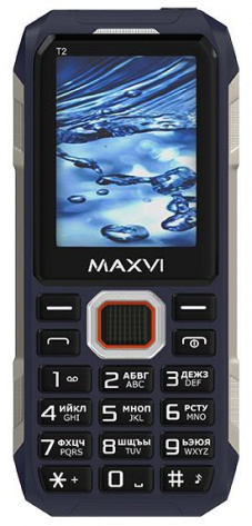 Мобильный телефон Maxvi T2 blue - фото в интернет-магазине Арктика