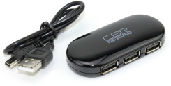 Концентратор USB 2.0 CBR CH-130 (4 порта) - каталог товаров магазина Арктика
