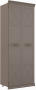 Прихожая "Кантри" (КА-203.24) шкаф для одежды (Серый камень) - Ангстрем