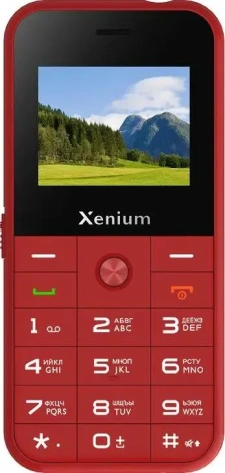 Мобильный телефон Xenium X718 Red - фото в интернет-магазине Арктика