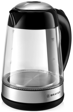 Чайник BRAYER BR1012BK - фото в интернет-магазине Арктика