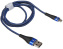 Кабель TFN USB-microUSB Forza 1m Black/Blue (TFN-CFZMICUSB1MBL) - фото в интернет-магазине Арктика