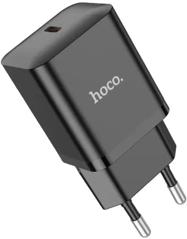 Зарядное устройство сетевое Hoco N27 20W Black (PD+QC+AFC) USB Type-C - фото в интернет-магазине Арктика