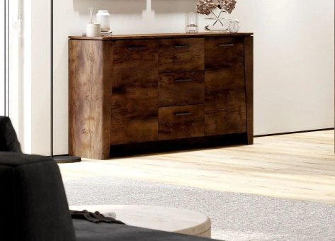 Гостиная "Мальта" тумба 2 дв и 3 ящ (Таксония) - Мебельград - фото в интернет-магазине Арктика