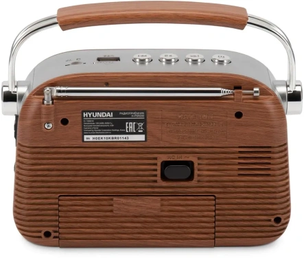 Радиоприемник Hyundai H-PSR200 wood - фото в интернет-магазине Арктика