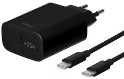 Зарядное устройство сетевое TFN 25W Type-C Black (TFN-WC34) - каталог товаров магазина Арктика