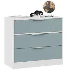 Детская "Марли" комод (белый/серо-голубой) - Три Я - каталог товаров магазина Арктика