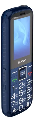 Мобильный телефон Maxvi B21ds up Blue - фото в интернет-магазине Арктика