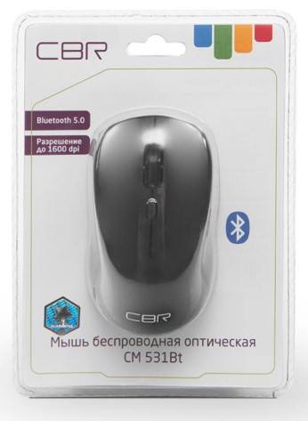 Мышь беспроводная CBR CM-531BT (черная) - фото в интернет-магазине Арктика