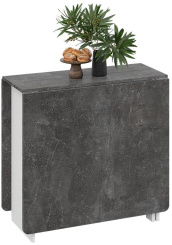 Стол-тумба "Тип 2" (белый/ателье темный) - Три Я - каталог товаров магазина Арктика