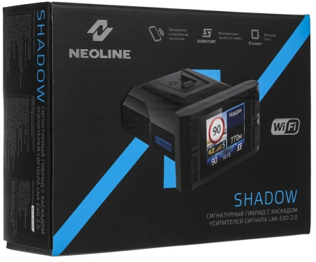 Авторегистратор Neoline Shadow WiFi с радар-дет - фото в интернет-магазине Арктика