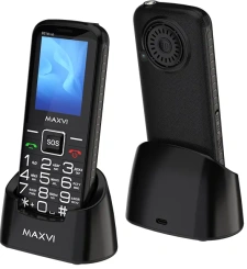 Мобильный телефон Maxvi B21ds up Black - каталог товаров магазина Арктика