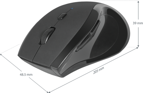 Мышь беспроводная Defender Accura (MM-295) (черная) - фото в интернет-магазине Арктика