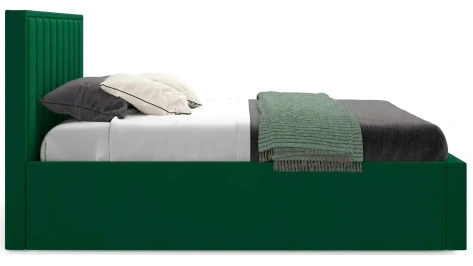 Кровать "Женева" 1600 (мора зеленый) - Мебельград - фото в интернет-магазине Арктика