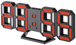 Часы Perfeo Luminous 2 Black/Red (PF-6111) PF_B4927* - каталог товаров магазина Арктика