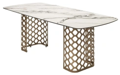 Стол обеденный CHIAVARI 220 (KL-188 / GOLDEN CHAMPAGNE)- М-Сити - каталог товаров магазина Арктика