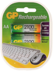 Аккумулятор GP HR6-2BL AA 2100 mAh 2 шт - каталог товаров магазина Арктика