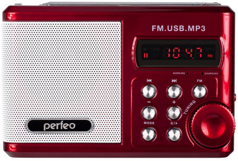 Радиоприемник Perfeo Sound Ranger Red (SV922RED) PF_3182* - фото в интернет-магазине Арктика