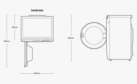 Стиральная машина Samsung WW70AG5S20CXLP CN - фото в интернет-магазине Арктика