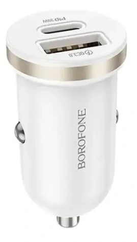 Зарядное устройство авто Borofone BZ22 30W+18W Черный - фото в интернет-магазине Арктика