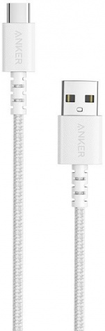 Кабель Anker PowerLine Select+ USB A to USB C 3ft white A8022H21 - фото в интернет-магазине Арктика